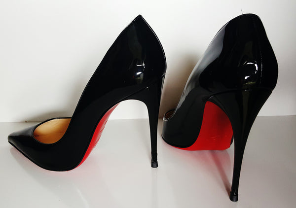 So kate patent leather heels Christian Louboutin Beige size 38 IT in Patent  leather - 36125258
