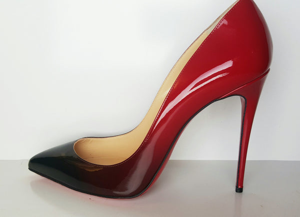 Pigalle follies degrade patent red sole pump deals