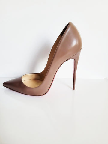 Christian Louboutin So Kate Nude / Brown Pump Size 40 (Fits U.S. sizes 8.5 or 9)