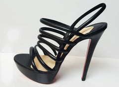 Christian Louboutin Vildo Platform Sandal Size 38.5 (Fits U.S. Size 7.5-8)