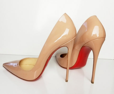 Christian Louboutin So Kate Nude Pump Size 39.5 (Fits U.S. size 8 or 8.5)